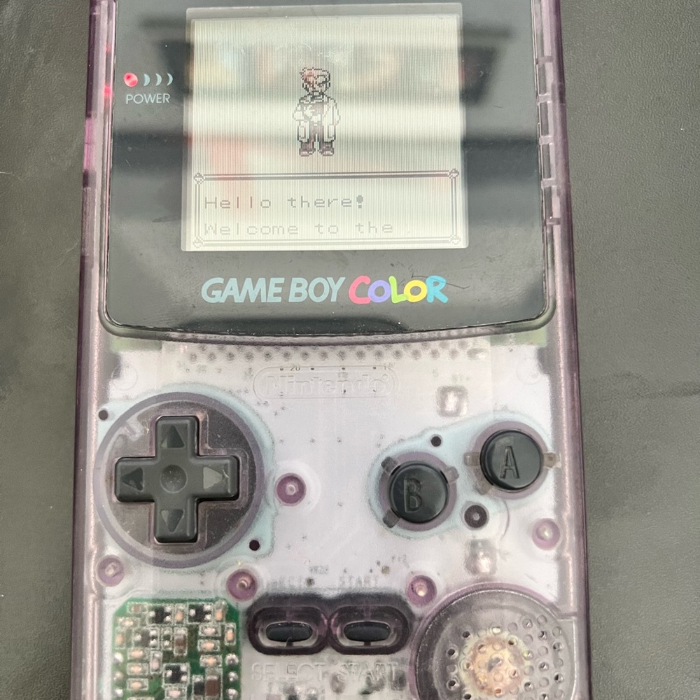 Gameboy color with Pokémon Game